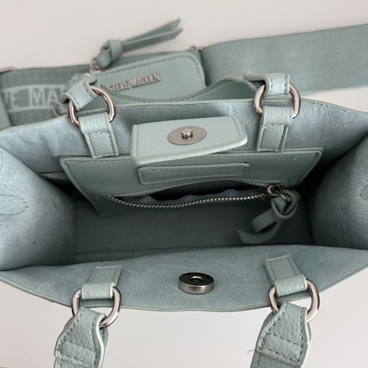 Steve Madden Taschen für Damen: Steve Madden Blivonia Tasche hellblau  – Gebraucht aus Liestal von kurz.weilig 3