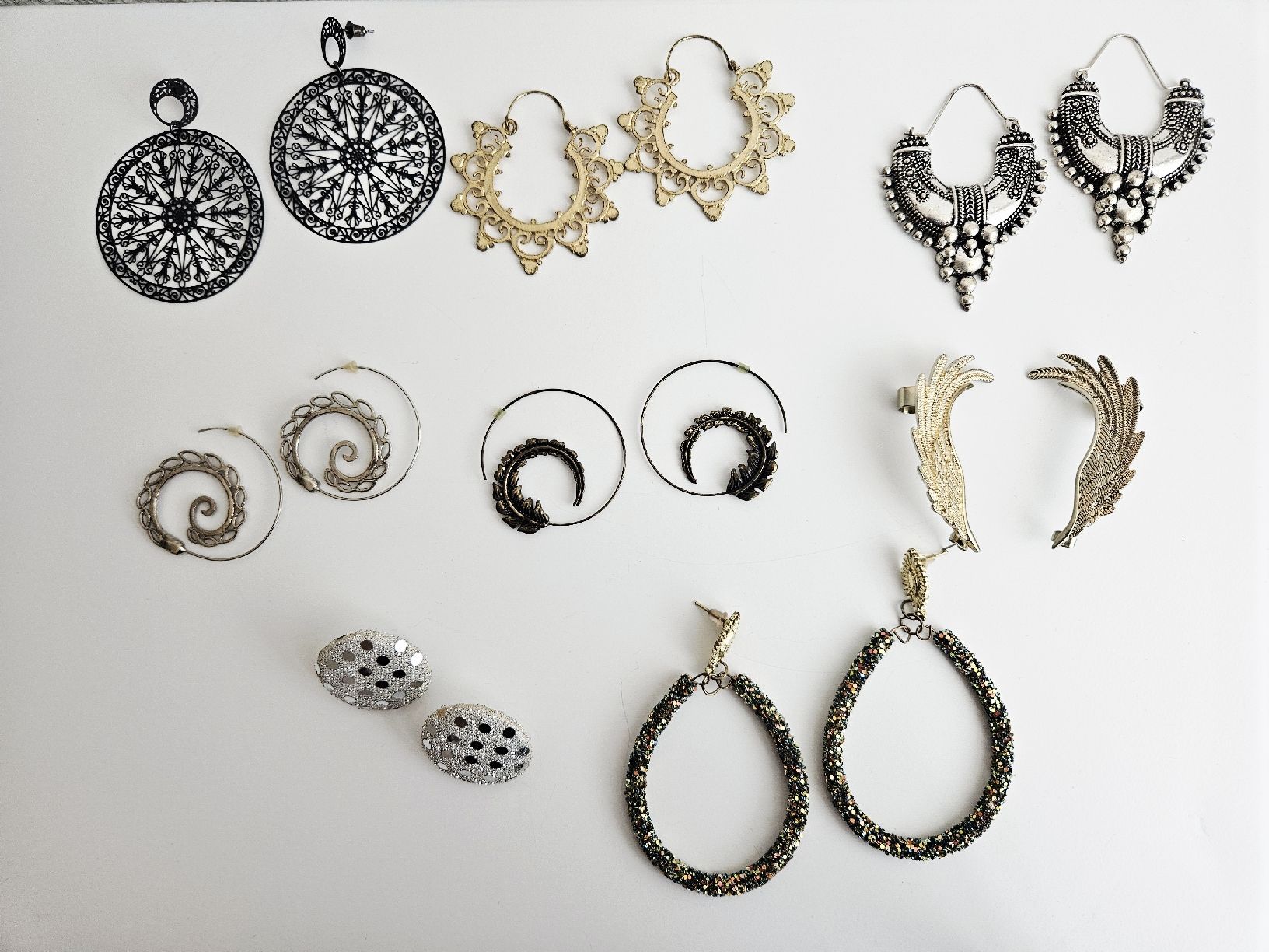 Ohrringe & -stecker: Ohrringe Set, Modeschmuck, 8 Paar – Gebraucht aus Schlieren von lej_86