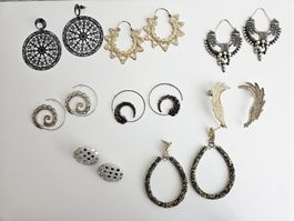 Ohrringe Set, Modeschmuck, 8 Paar