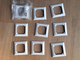 Abdeckrahmen Feller EdizioDue weiss 10 Stück neuwertig