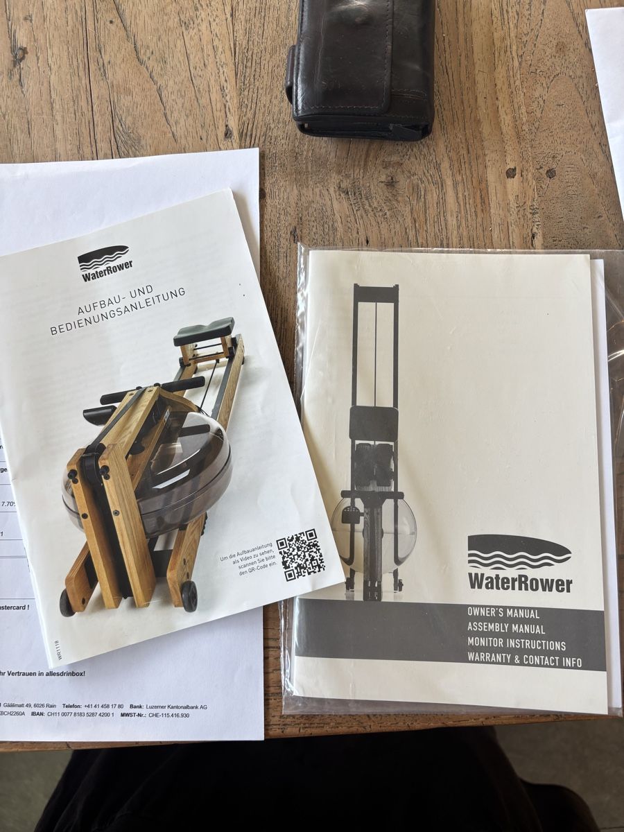 Hometrainer: Rudergerät Water Rower – Neu (gemäss Beschreibung) aus Weinfelden von andrina.96 5
