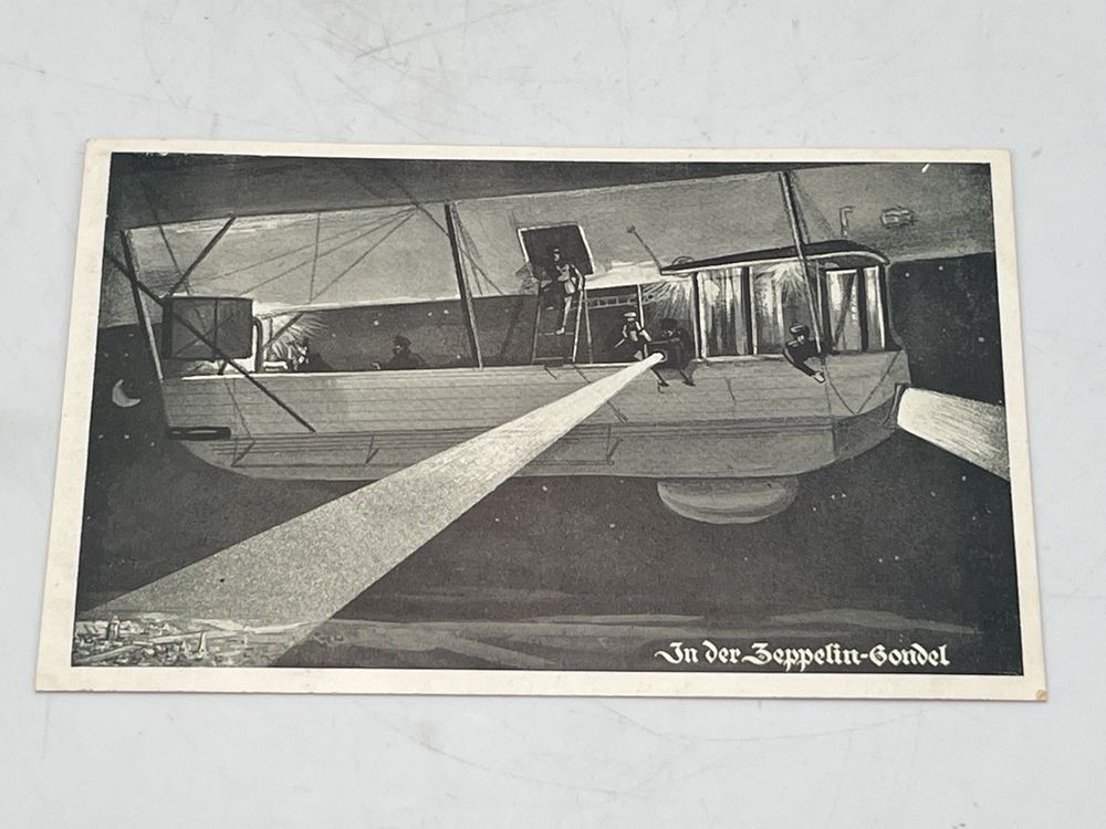 Alte Zeppelin Postkarte „ In der Zeppelin Gondel“ TOP !! (Gebraucht) in ...