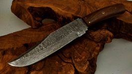 Top 1A XXL Damast Messer Knife echter Faltenstahl Damascus