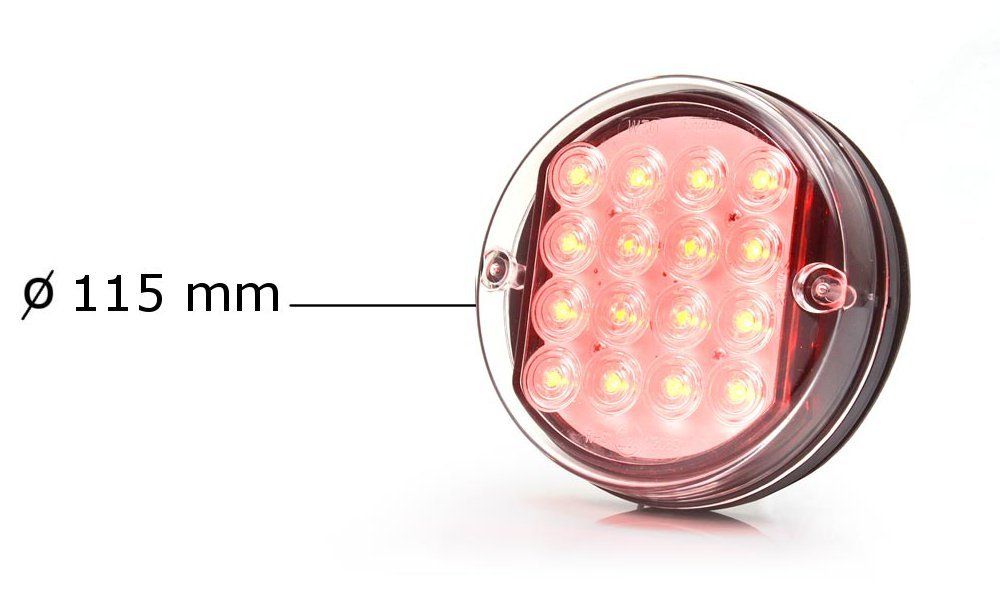 LED Autolamps | Rechteckige LED-Rückleuchte | 150 X 80 X 24mm