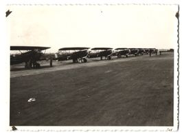 2 Fotografien Militär-Flugplatz, Jasta 