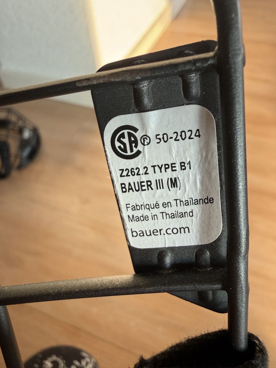 Caschi: Bauer Profile III Facemask (Gitter) – Usato da Winkel venduto da seahorse8302 1