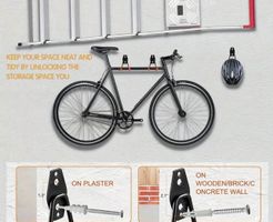 Wandhaken für Garage / Garten: Velo, Leiter, Schlauch. ...