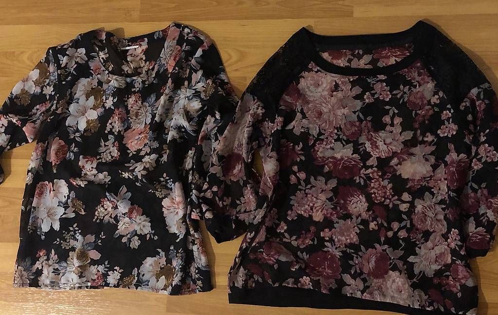 Camicette: 5 blumen blousen transparent gr. M – Usato da Mörschwil venduto da nvcmi 1