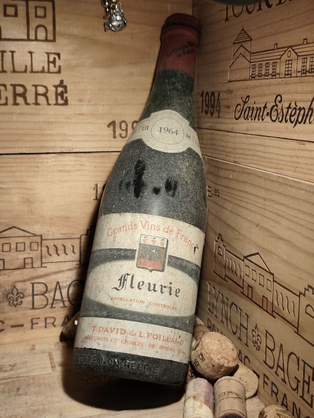 Vino: 1964 David L. Foillard Fleurie – Usato da Büsserach venduto da Vintage-vins 6
