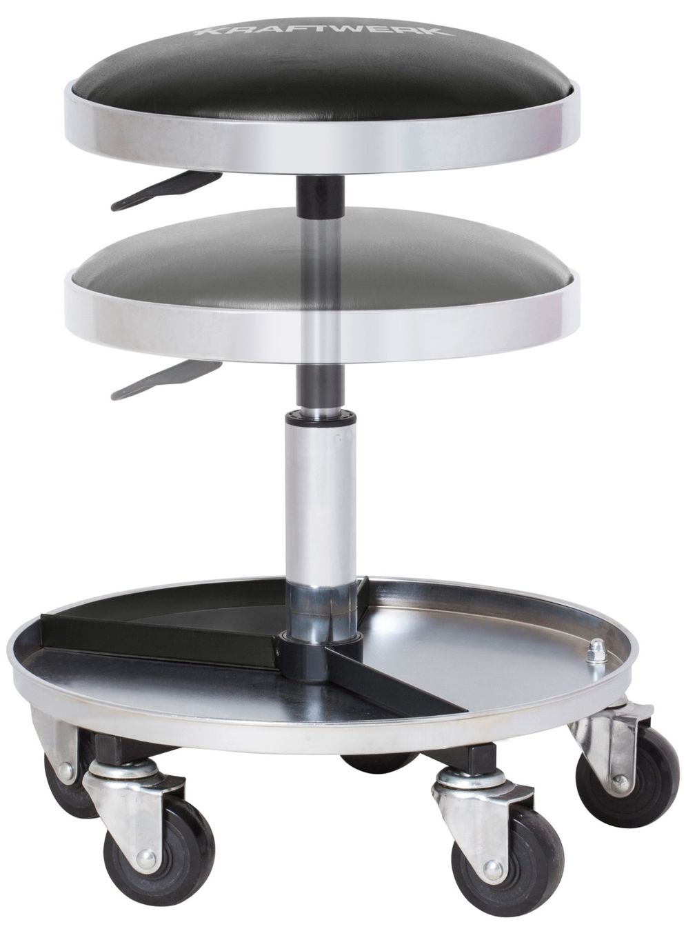 Sgabelli: Kraftwerk Werkstatthocker mit Rollen Rollhocker – Nuovo e nell'imballaggio originale da Koppigen venduto da Bracher_Mail-House 4