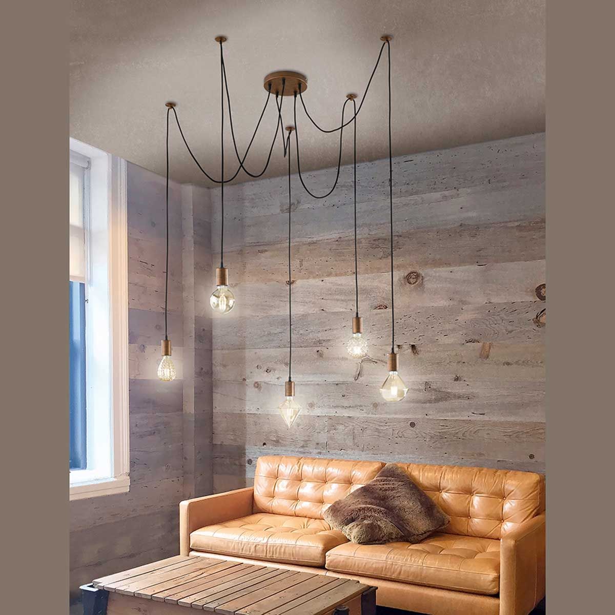 Lampadari & plafoniere: Pendelleuchte, 5 Leuchtarme, 150 cm Höhe – Nuovo (secondo la descrizione) da Kreuzlingen venduto da Smart-Light 1