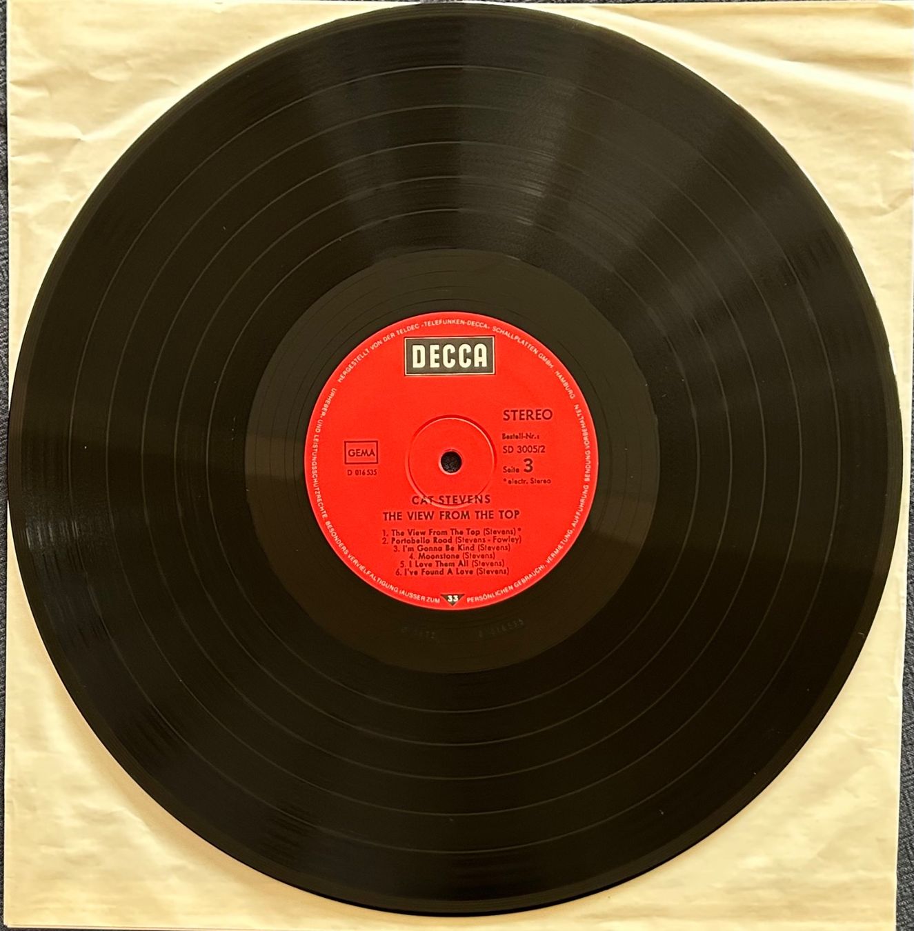Schallplatten: Cat Stevens / The View From The Top – Gebraucht aus Spiez von martin-7973 5