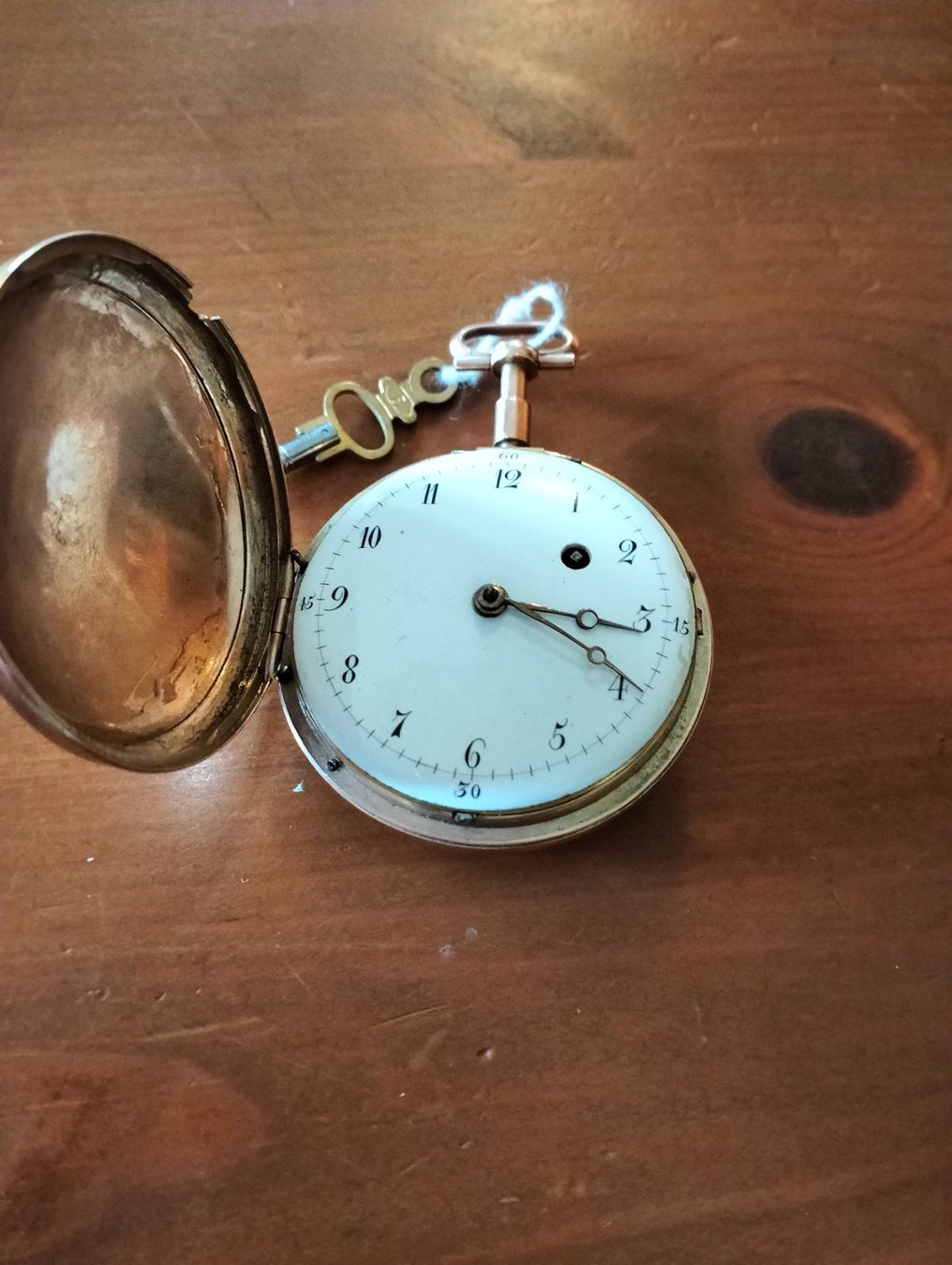 Uhren: Antike Spindeltaschenuhr, ca. 1800 – Gebraucht aus Ennetmoos von brunhildenb 4