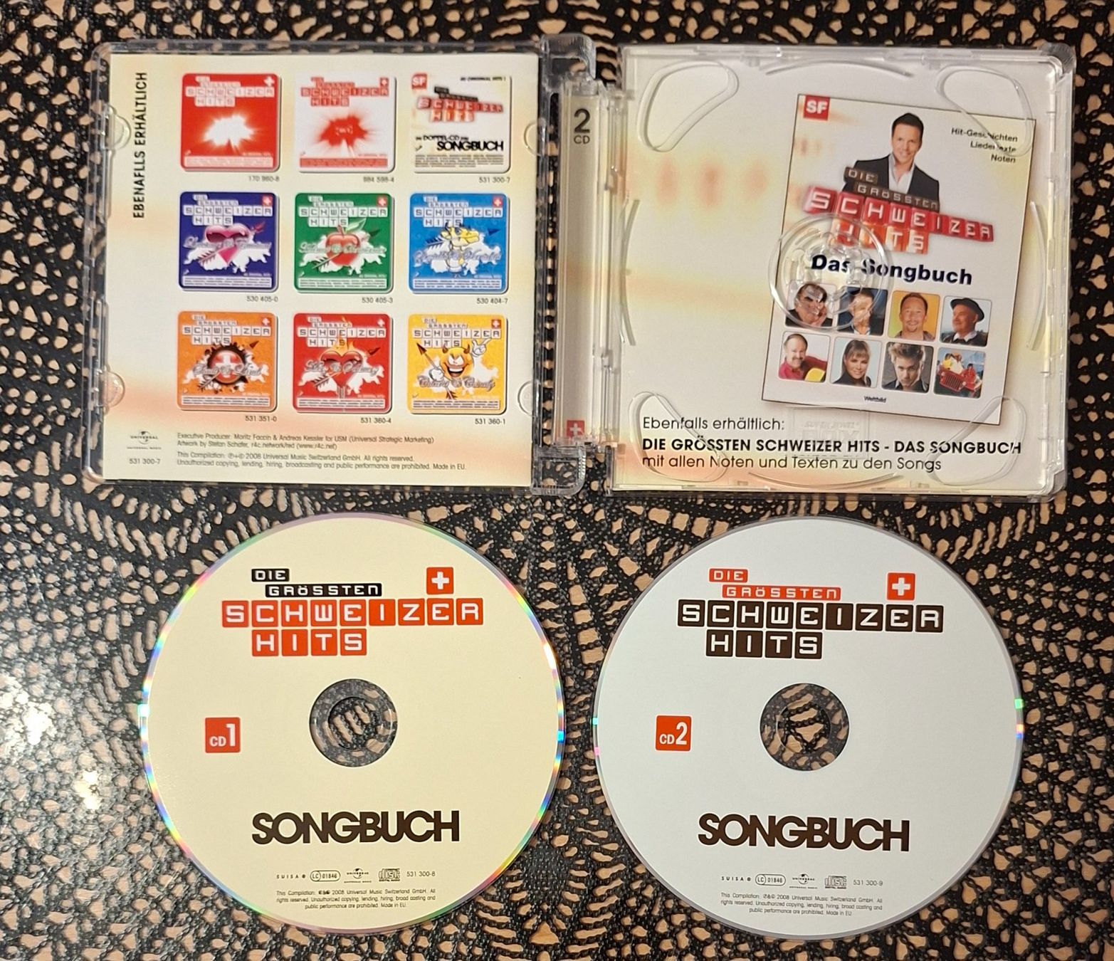 CD: Die größten Schweizer Hits - Songbuch, CH Compi CD 2008 – Usato da Amriswil venduto da Celini3 2