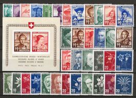 Pro Juventute Nr. J85 - J177, postfrisch ** KP 320.--