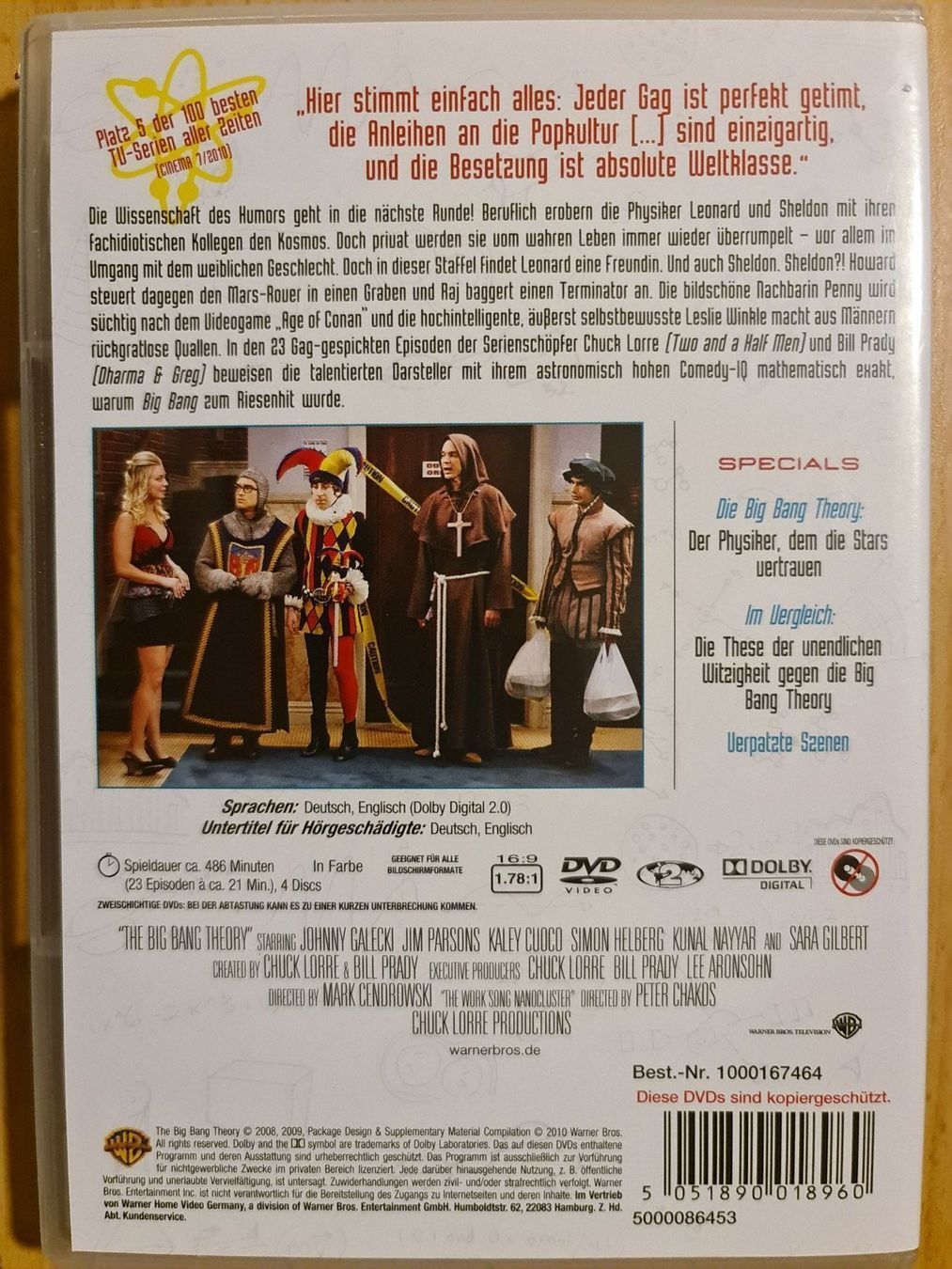 Tutti i DVDs: The Big Bang Theory Staffel 2 DVD – Usato da Dintikon venduto da Vexi 1