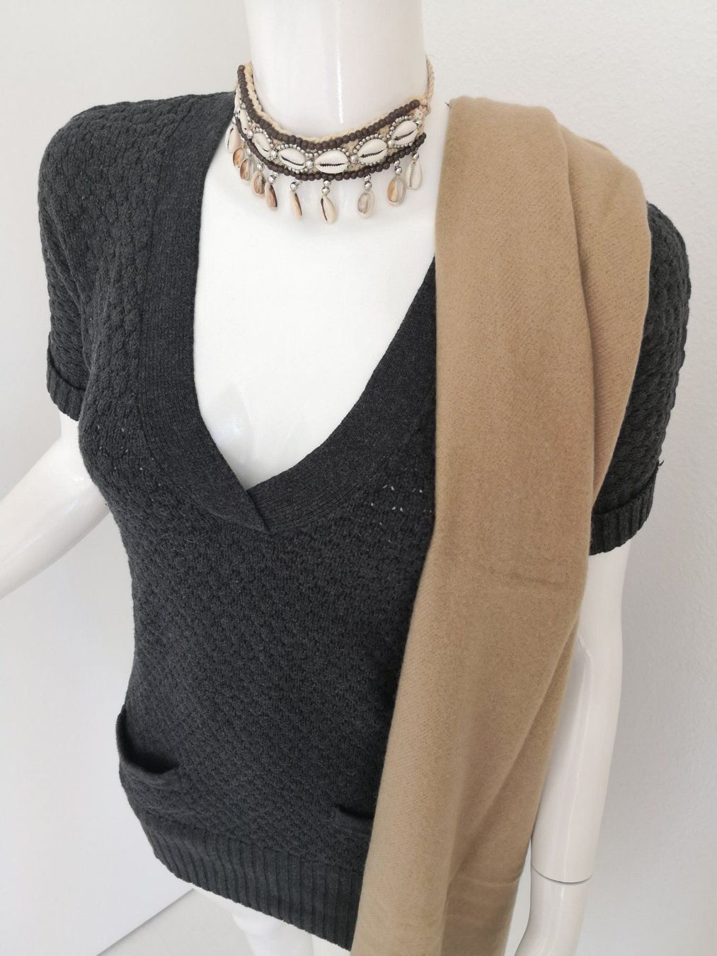 Mango Kleider: 🤩MANGO STRICK-PULLOVER-KLEID ANTRAZIT & WOLLE & D&G P. – Gebraucht aus Olten von Naja-Twins-Twins 7