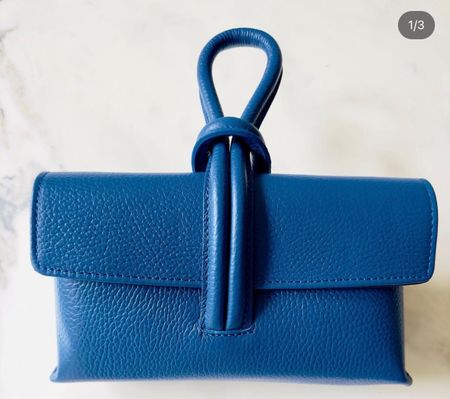 Clutch mit Riemen "Royal Blau"