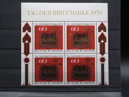 BRD 1979 Tag der Briefmarke 34er Block **