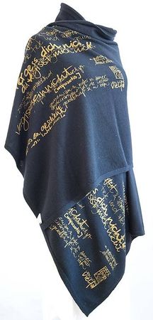 Schal VergissMeinNicht 210cmx60cm 100% Kaschmir / Cashmere