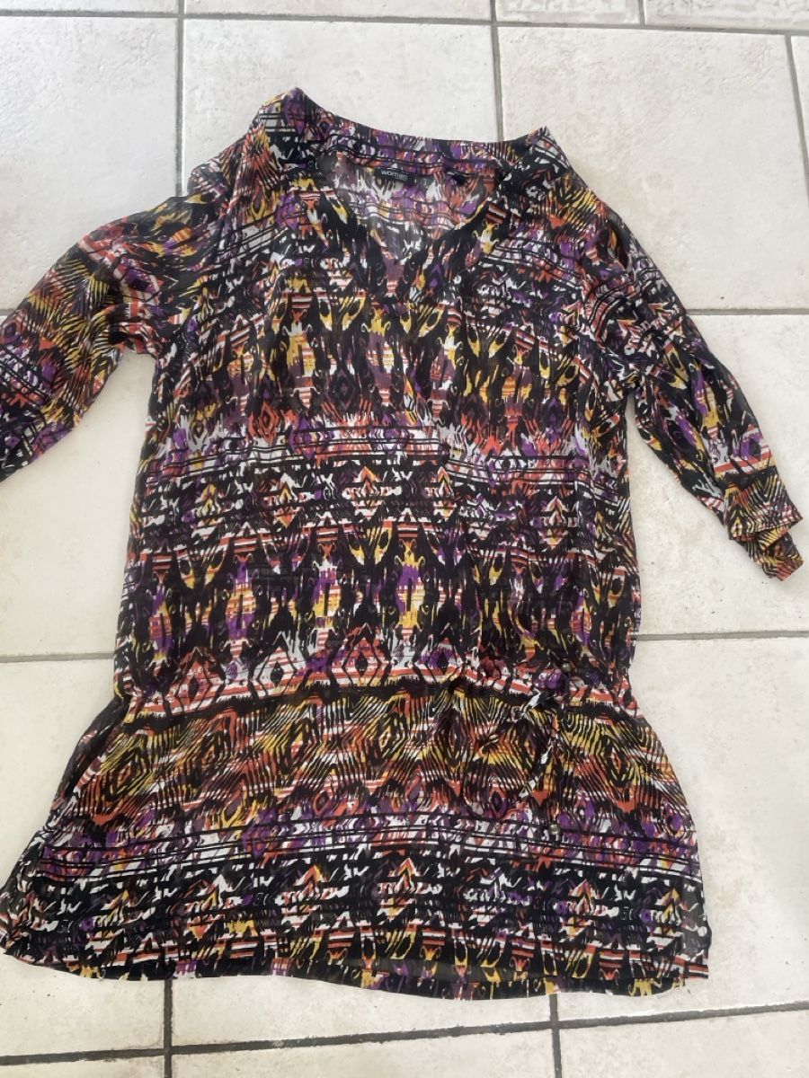 Vestiti: Gemustertes Sommerkleid Gr.40/42/ leicht & luftig – Nuovo (secondo la descrizione) da Obergerlafingen venduto da cabo4