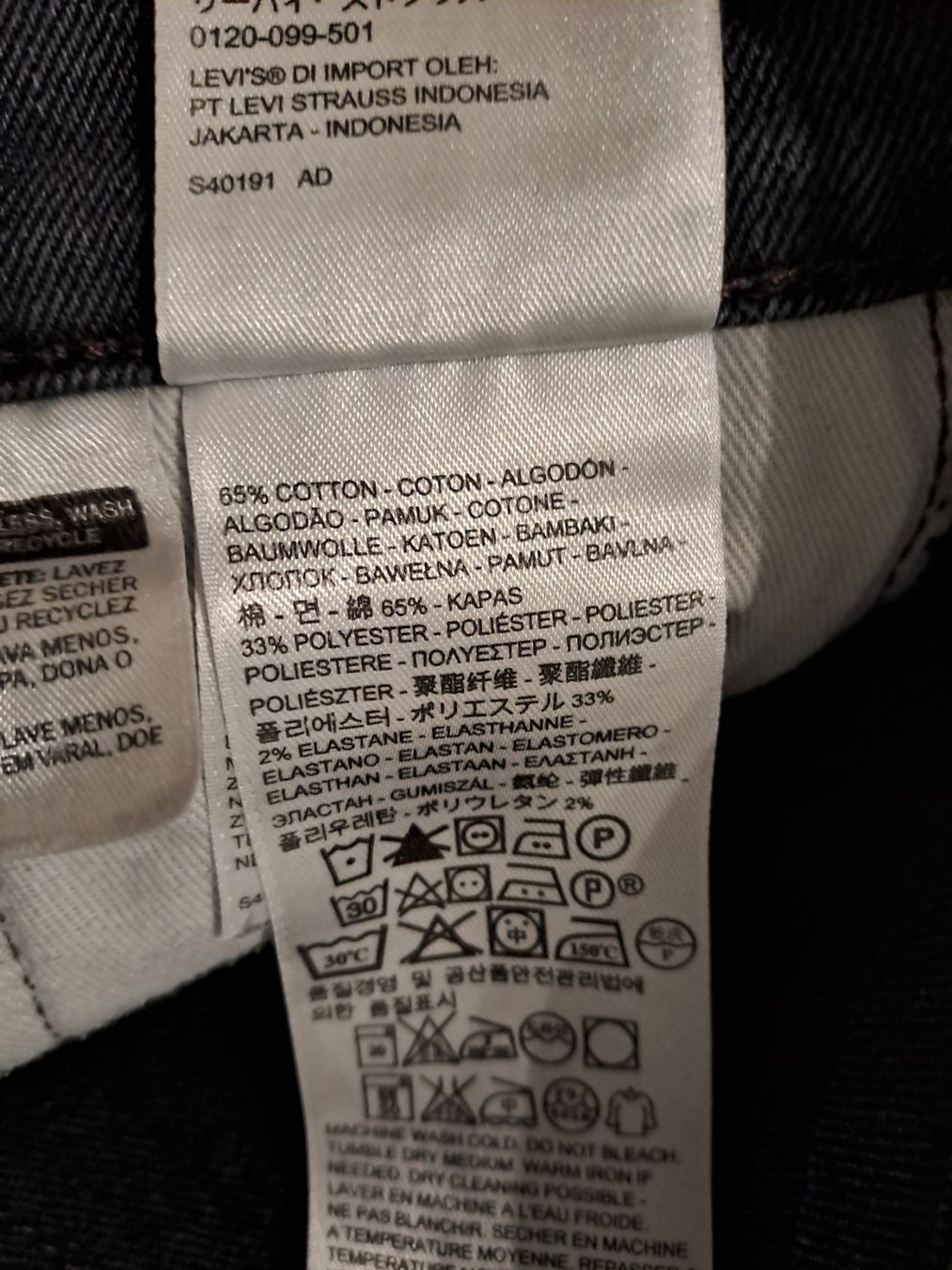 Levi's Jeans: Levis 510 W30 L32 – Usato da Meyrin venduto da dijin 9