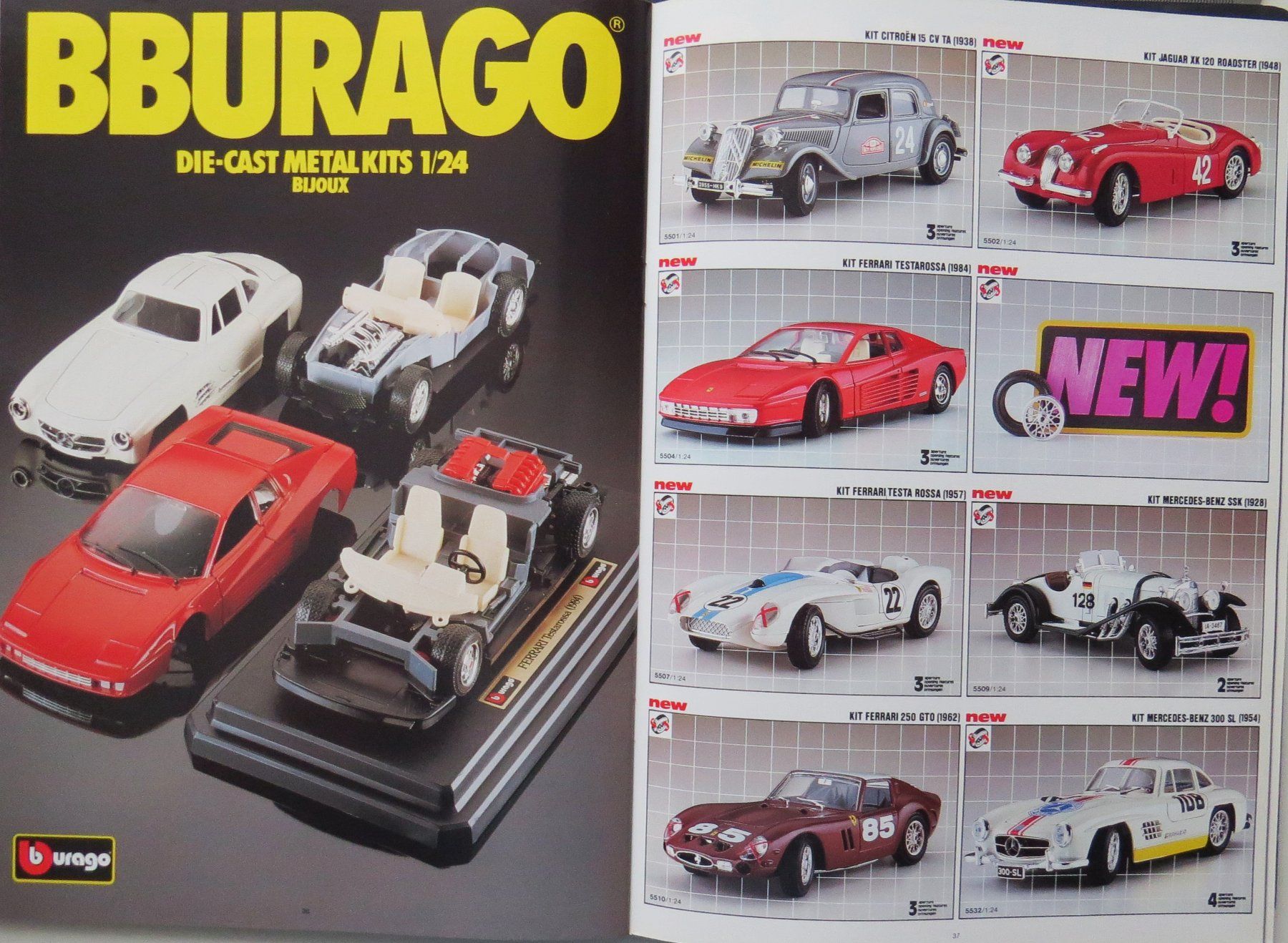 Bburago Modellini d'auto: A4 Katalog Bburago von 1988 ! – Usato da Ettingen venduto da campione_1 2