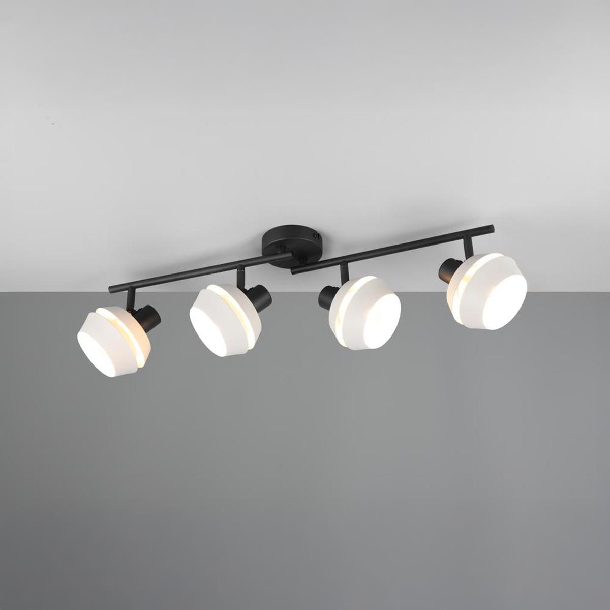 Lampade: 4er Strahler, Schwarz, Grau, 72 x 12 cm – Nuovo (secondo la descrizione) da Kreuzlingen venduto da Smart-Light