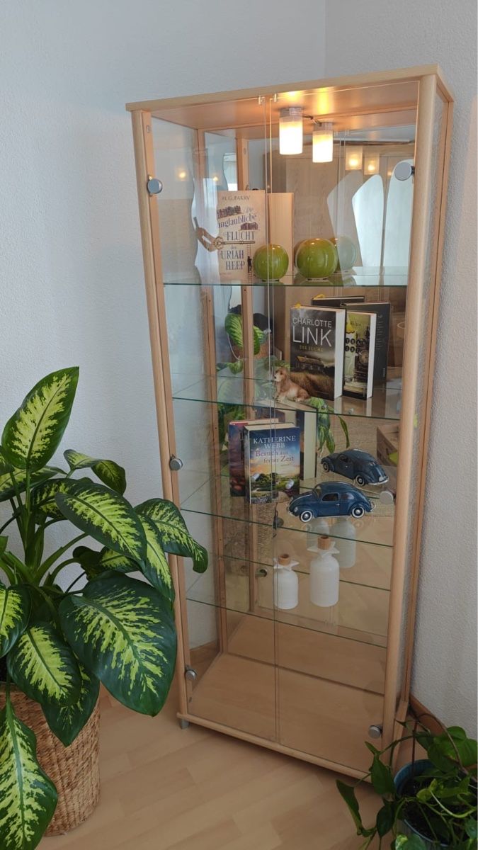 Vetrine: Glasvitrine mit Beleuchtung, Buche hell – Nuovo (secondo la descrizione) da Thun venduto da Fralma84