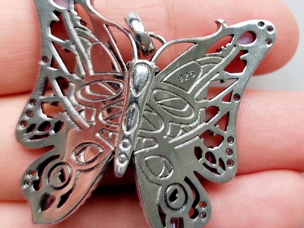 Ciondoli: Anhänger Silber 925 Schmetterling – Nuovo (secondo la descrizione) da Madetswil venduto da triforuz 1