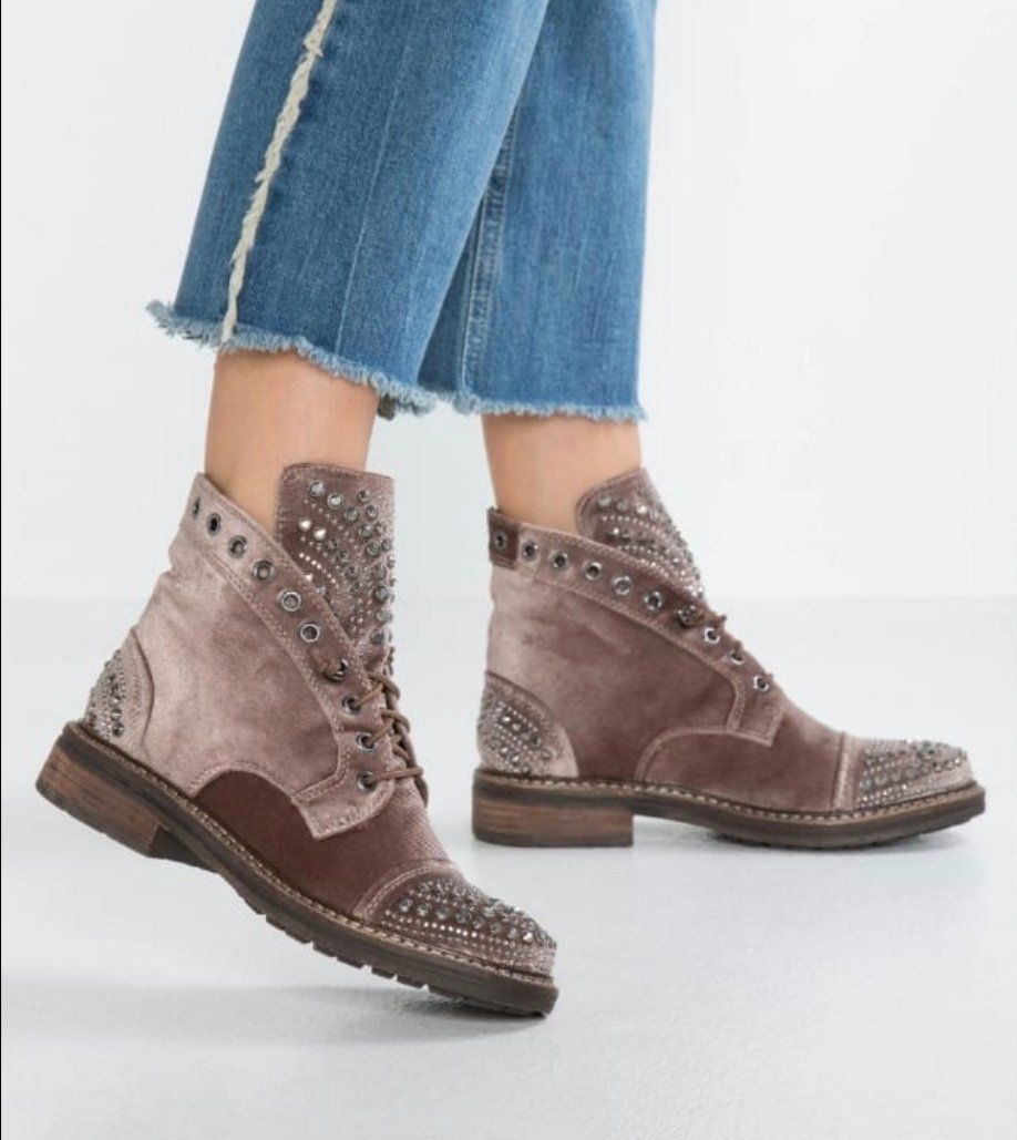 Scarpe da donna: Stiefelette Alma en Pena, Gr 35 Samt – Usato da Stansstad venduto da InStyle8