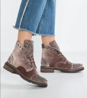 Stiefelette Alma en Pena, Gr 35 Samt