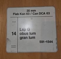 35mm Flab Kan 63/Can DCA 63 - Beschriftungs-Schild