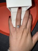 Verlobungsring Oval 18 karat Gold