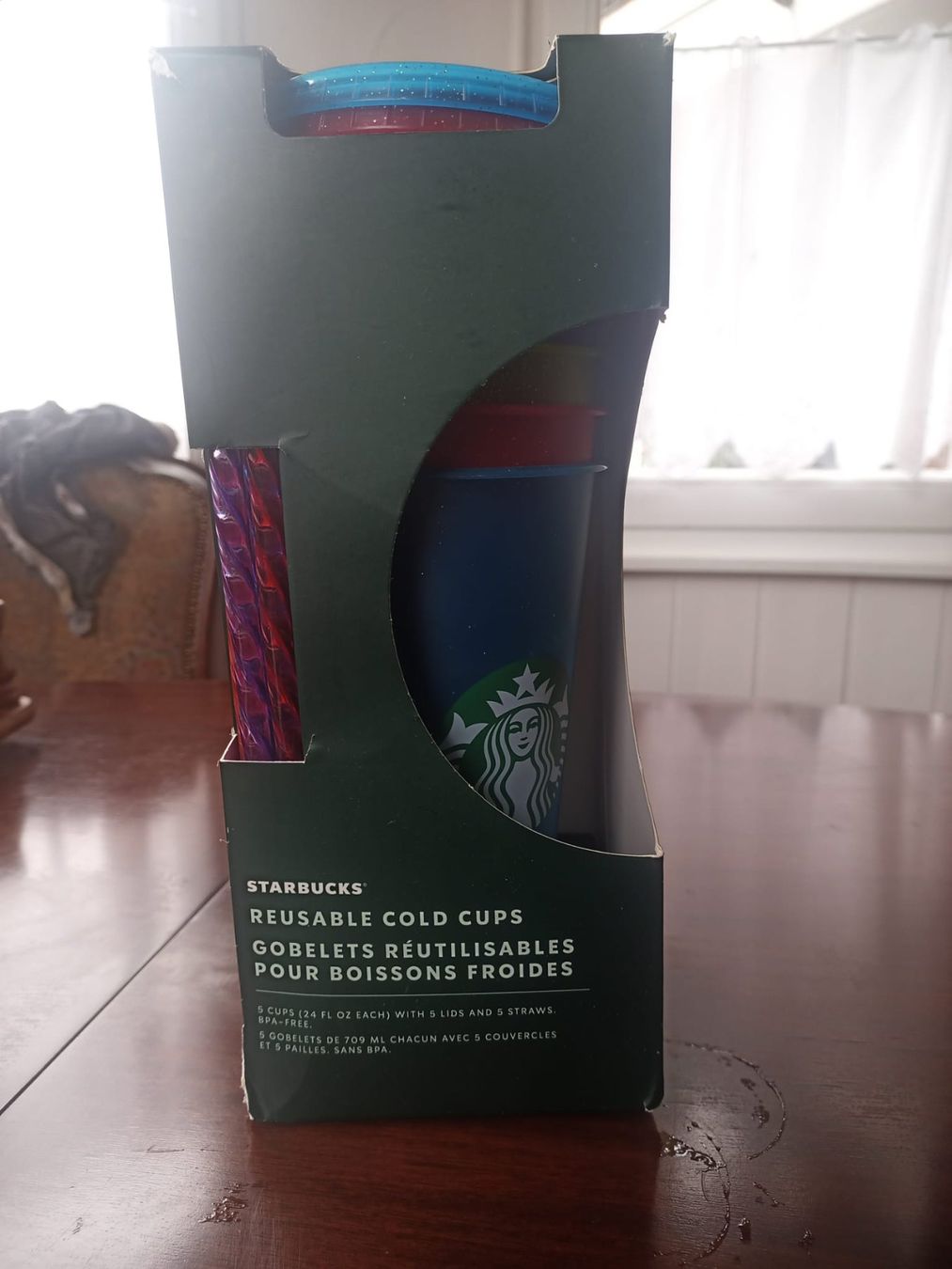 Contenitori & Simili: Starbucks-Becher, 4er-Set, mit Strohhalm und Deckel – Nuovo (secondo la descrizione) da Buttwil venduto da dar_ym6q