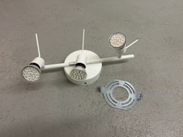 Weisse 3er LED Deckenlampe