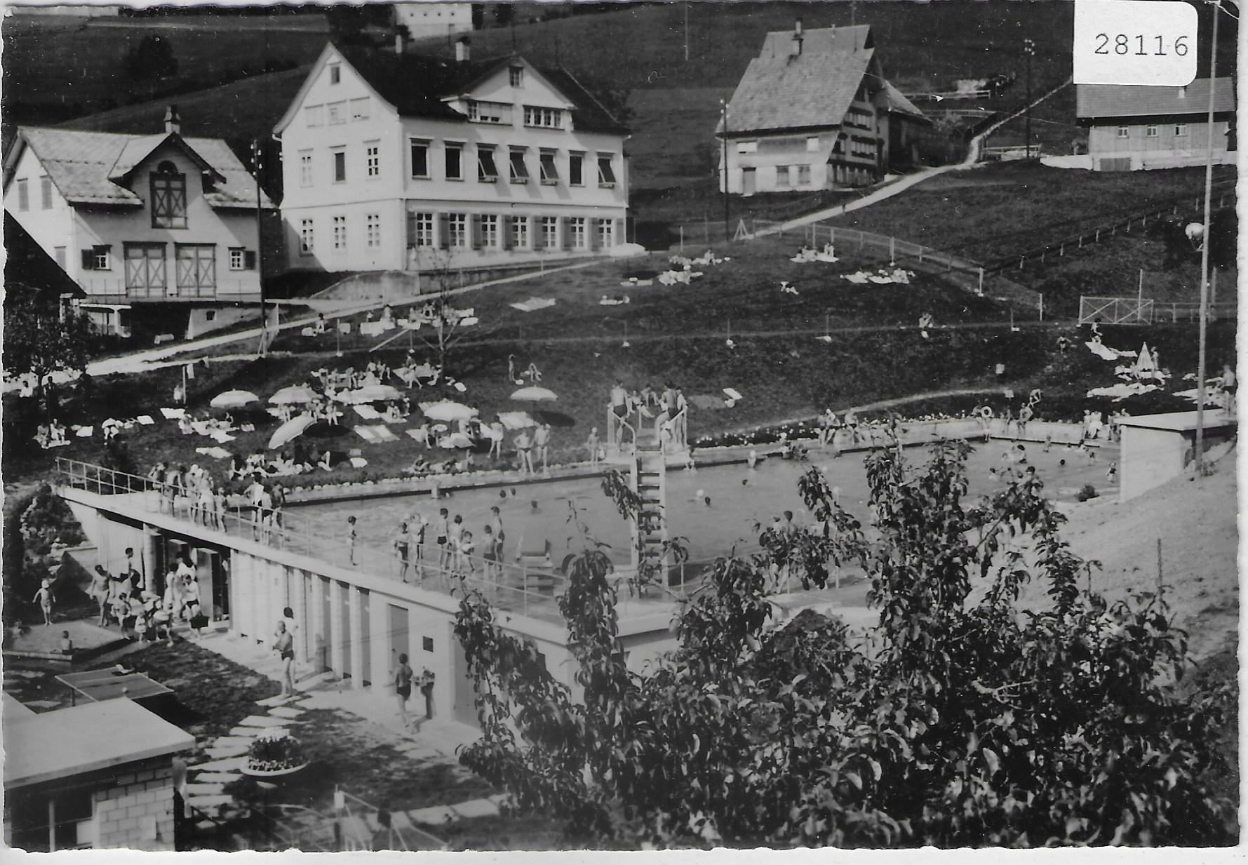 Cartoline postali: Rehetobel AR - Schwimmbad – Usato da Ettingen venduto da Kartenplanet