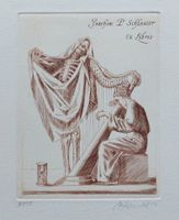 Exlibris Norbert Salzwedel - Original Radierung signiert