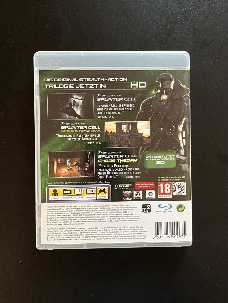 Spiele: Tom Clancys Splinter Cell Trilogy – Neu (gemäss Beschreibung) aus Hombrechtikon von Julien_zrh 1