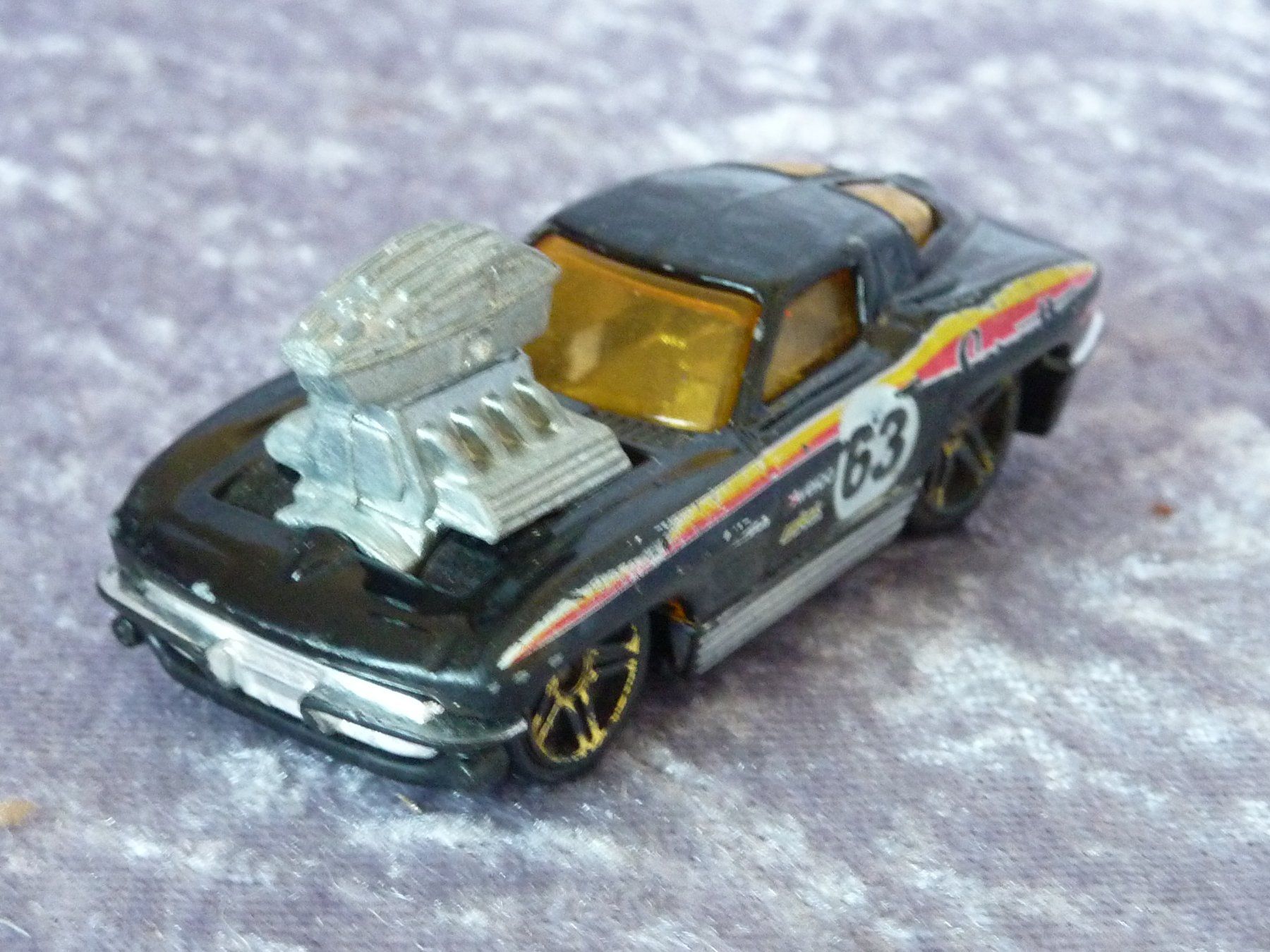 Hot Wheels Voitures modèles: 63 Corvette mit Blower  1:64 – D'occasion à Dürrenäsch par Cobra1ch 1
