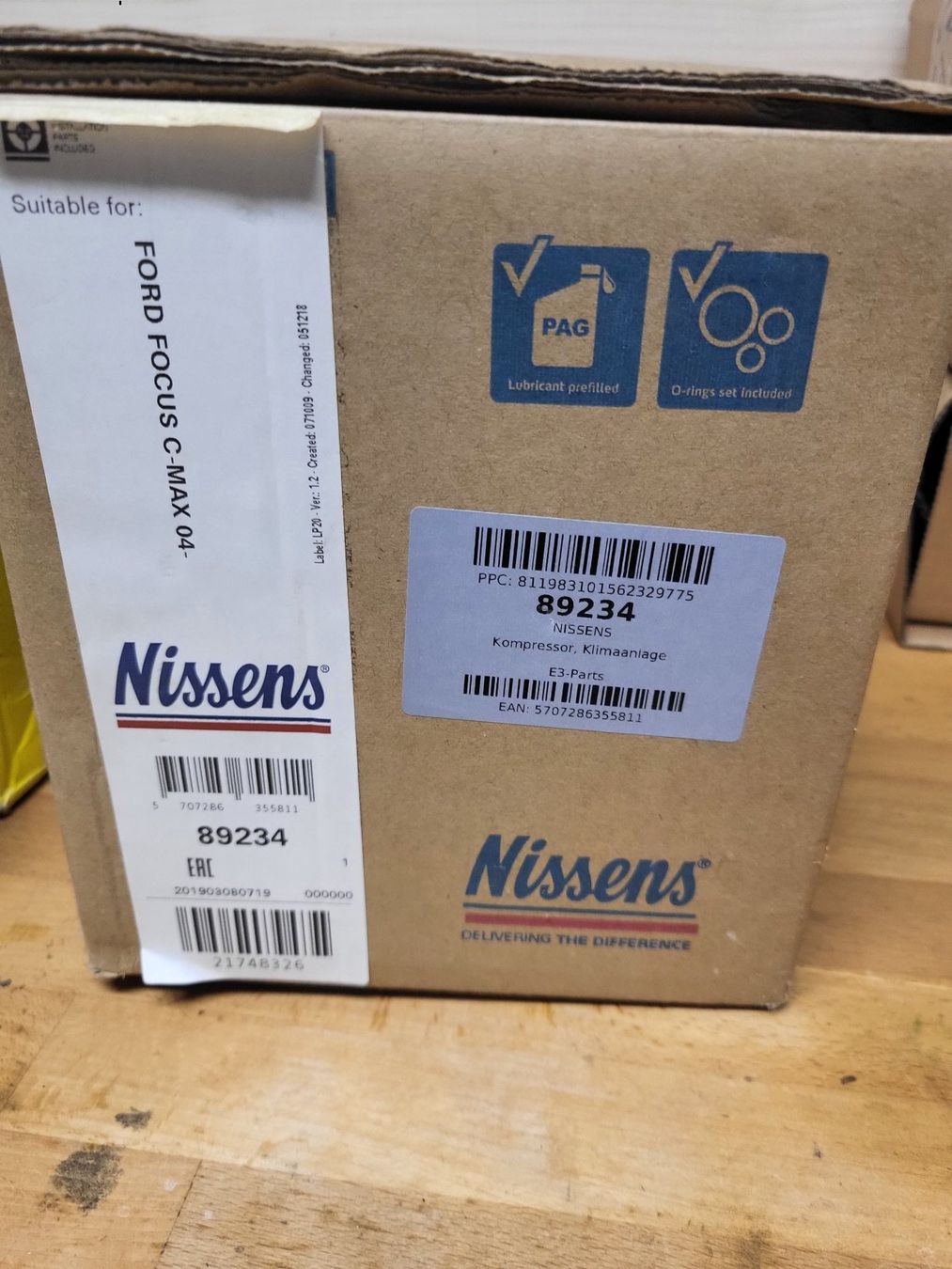 Compressori: Klimakompressor Nissens 89234 – Nuovo e nell'imballaggio originale da Ins venduto da Tbird60 1