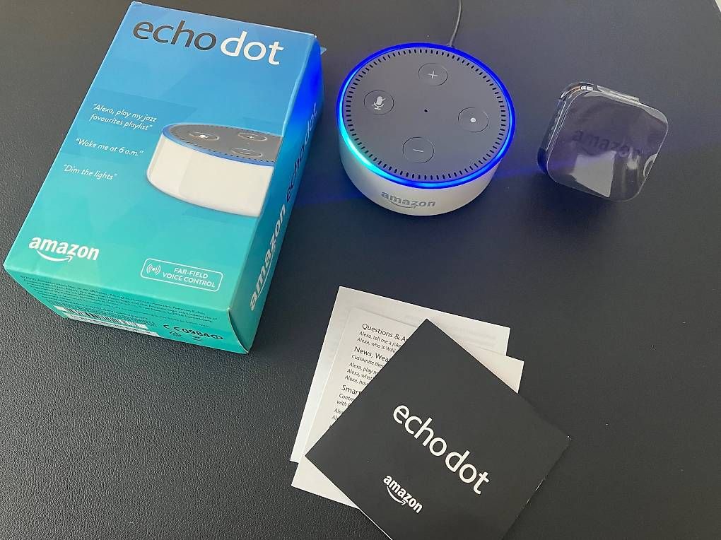 Amazon Lautsprecher: Amazon Echo Dot 1. Generation weiss mit Verpackung – Gebraucht aus Kriens von santamonica69