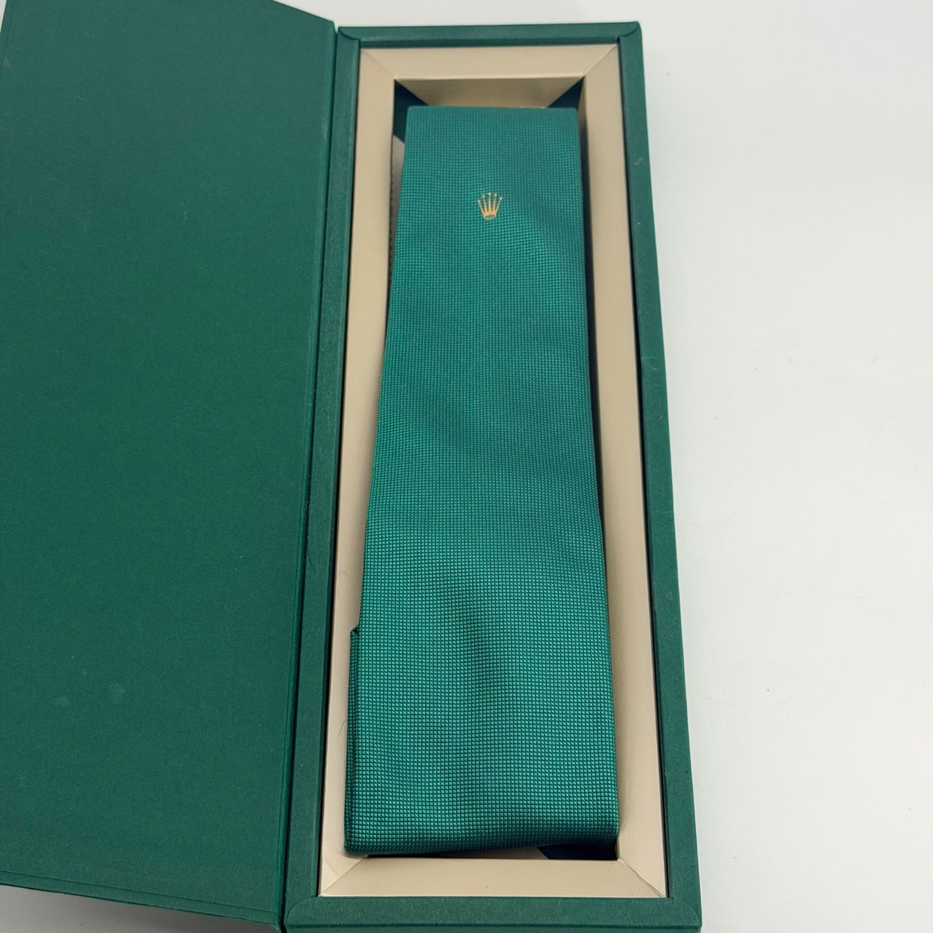 Rolex Cravatte: Cravate Rolex verte vintage – Usato da Vessy venduto da _Callidus_ 1