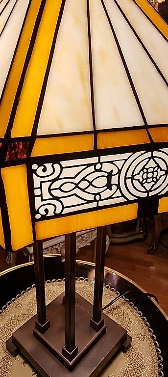 Lampade: Elegante Tiffany Lampe, Jugendstil – Nuovo e nell'imballaggio originale da Kaufdorf venduto da Nati-Nati 6