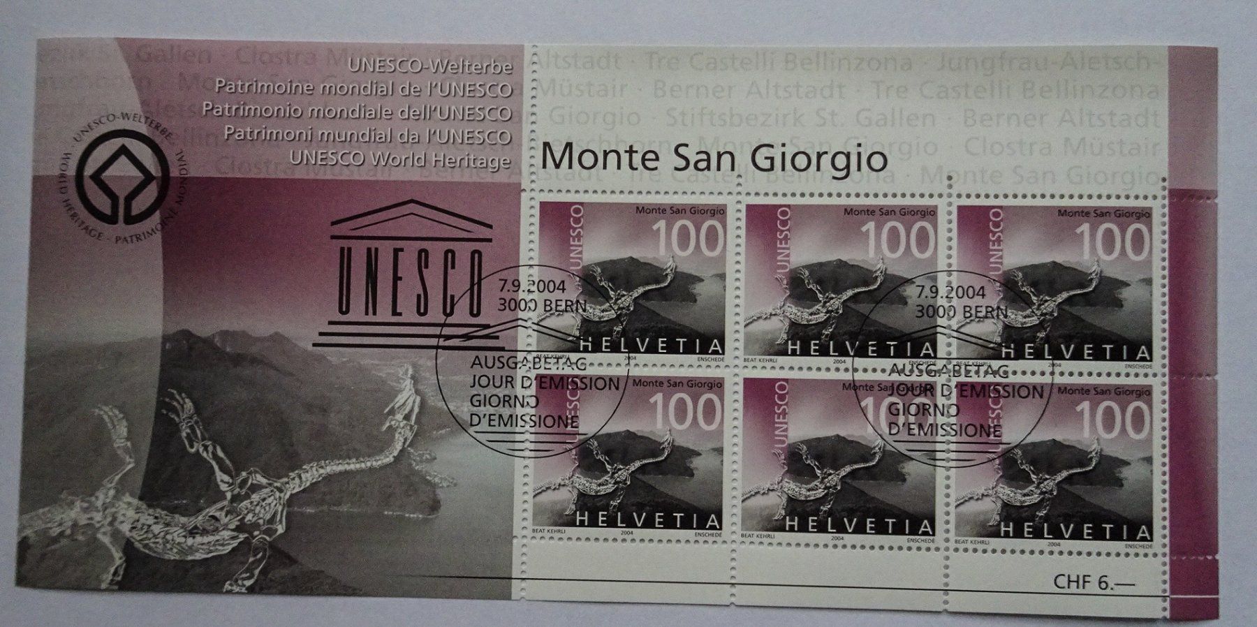 Tous les timbres: 2004 – Neuf (Voir description) à Aadorf par Chnorli-Furz