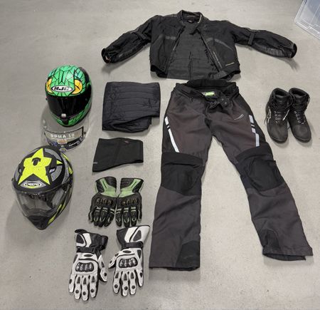 Motorradbekleidung komplett