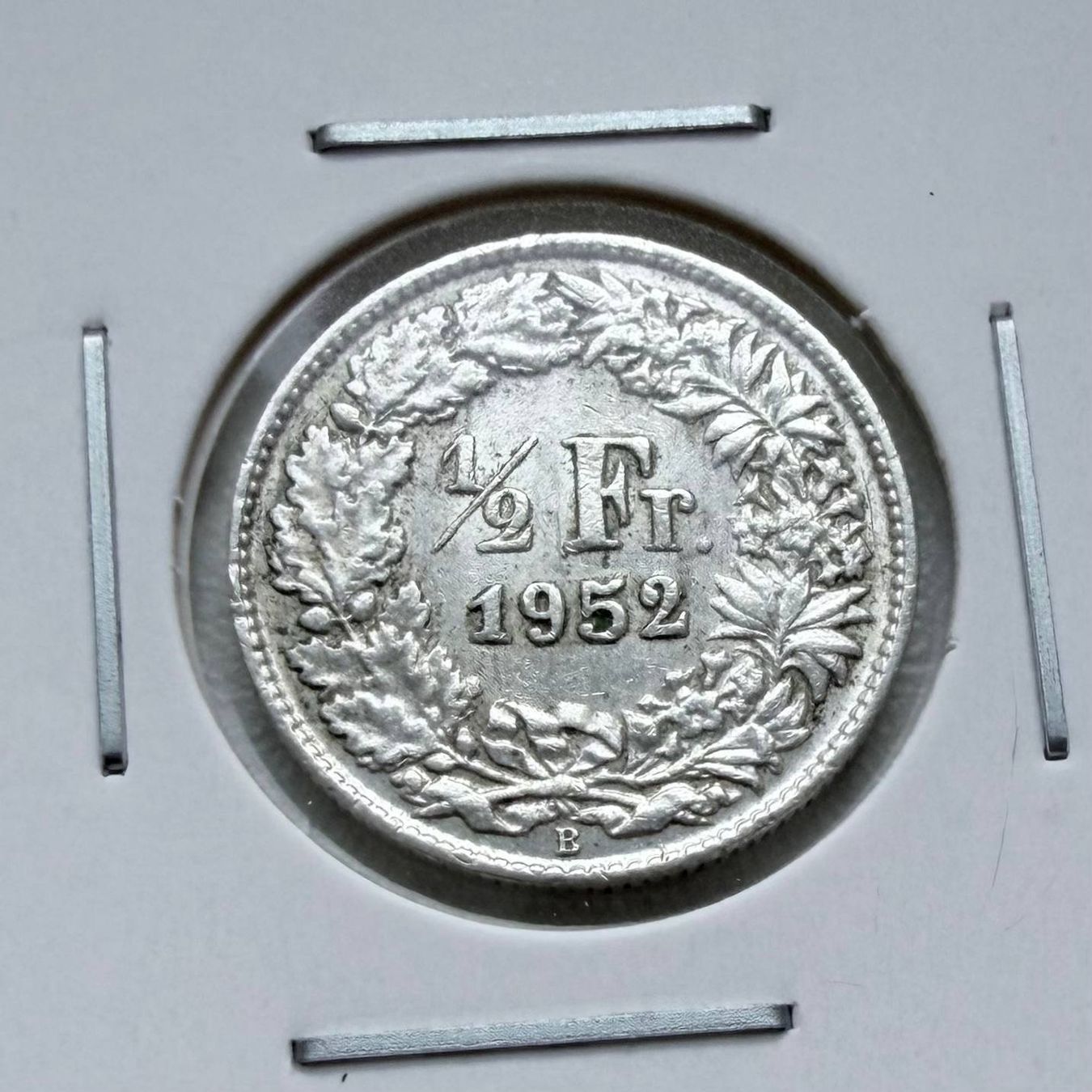 Tutti le monete: 1/2 Franken 1952 B Schweiz Silber – Usato da Sissach venduto da Valeriika 1
