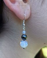 Boucles d'oreilles Opalite et Hématite