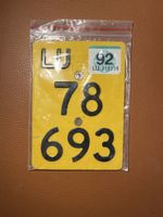 Mofanummer LU 78693