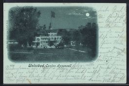 Mondschein-AK Weissbad /Appenzell, Ortsp
